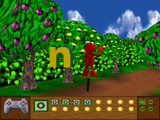 Elmo's Letter Adventure screenshot 5 for Nintendo 64